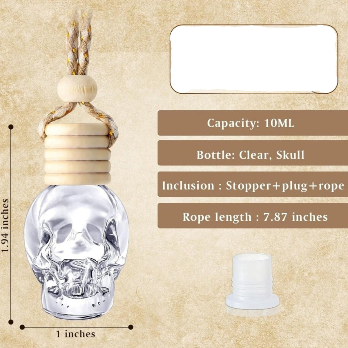 Hanging Skull Shaped Fragrance Diffuser