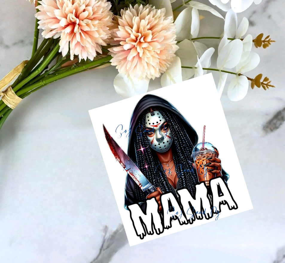Killer Braids Mama - UVDTF Decal for cups/hard surfaces sticker