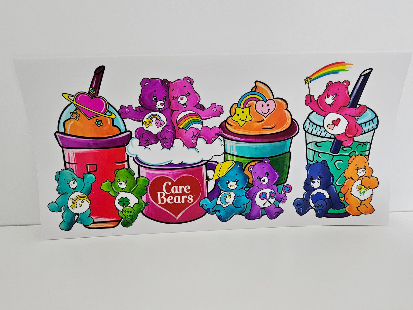 Care Bears Cups - UVDTF Wrap for cups/hard surfaces sticker