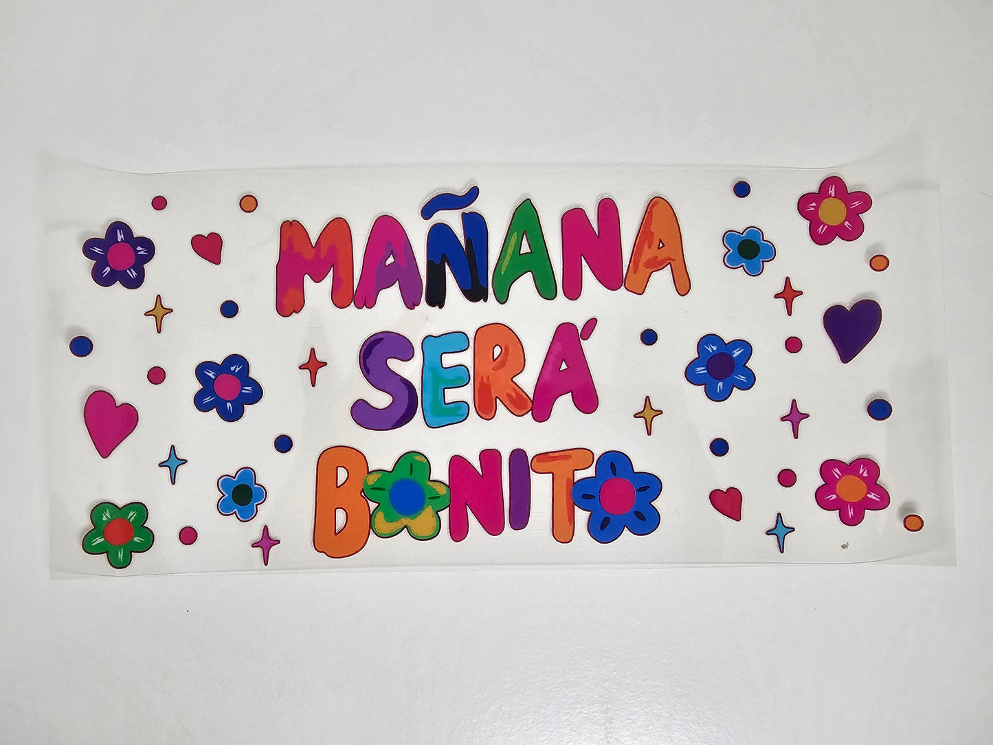 Mañana Sera Bonito (Tomorrow will be Pretty) - UVDTF wrap for cups/hard surfaces sticker