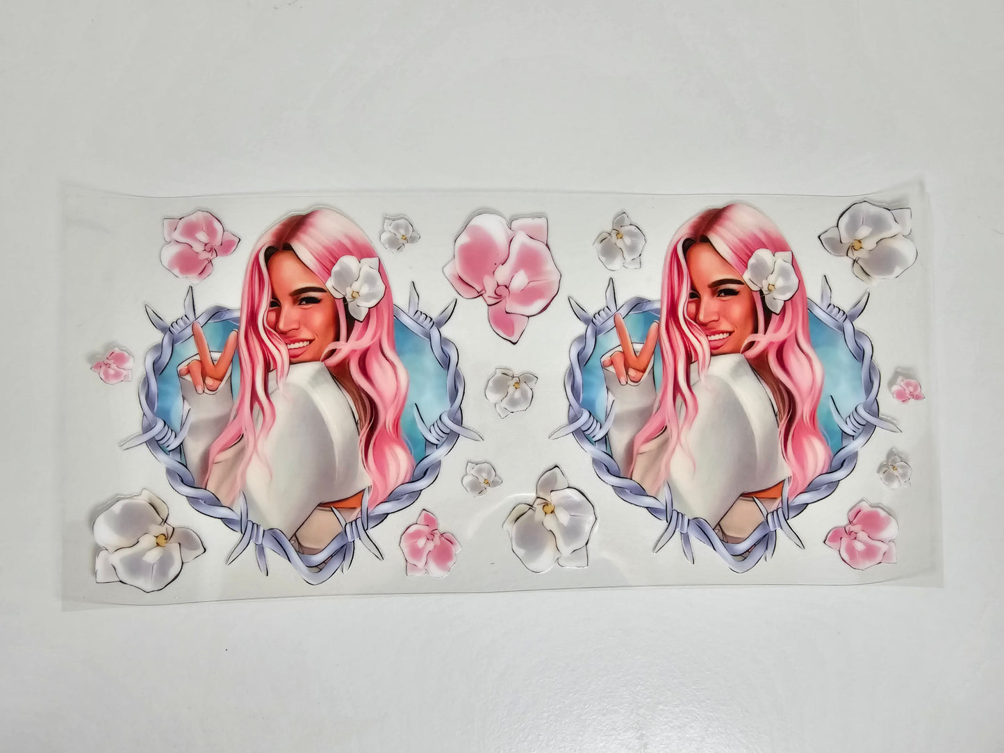 Karol G - UVDTF Wrap for cups/hard surfaces sticker