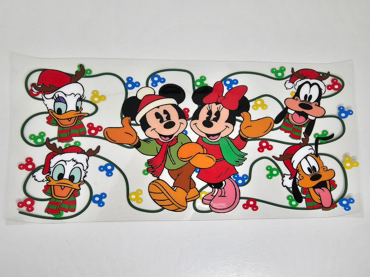 Mickey & Friends Lights - UVDTF Wrap for cups/hard surfaces sticker