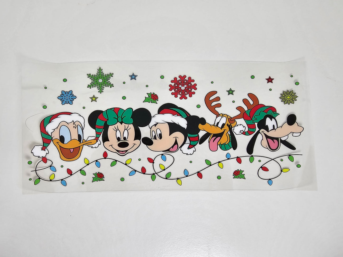 Mickey & Friends Xmas - UVDTF Wrap for cups/hard surfaces sticker