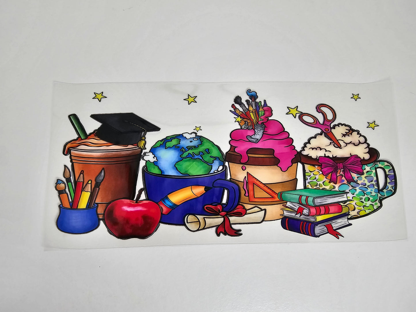 Teacher Cups - UVDTF Wrap for cups/hard surfaces sticker