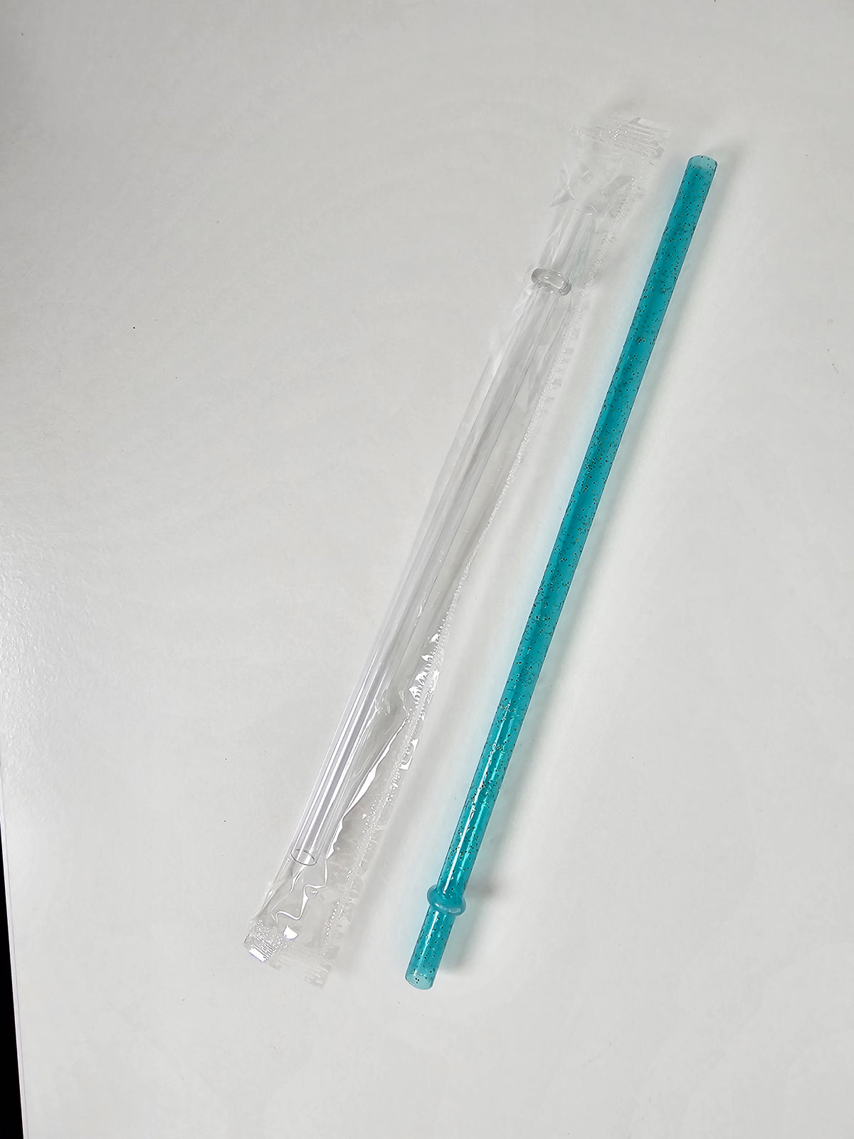 Glitter Reusable Plastic Straw