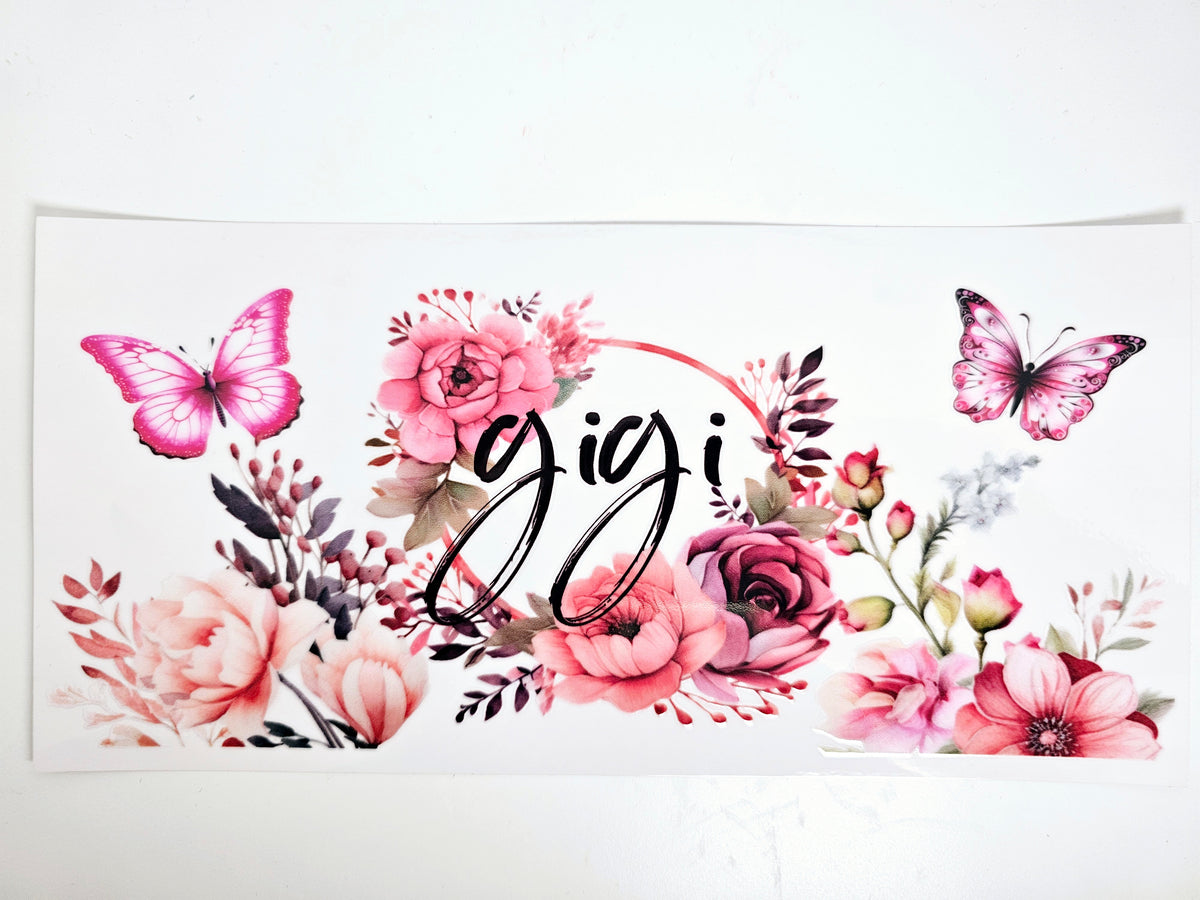 Gigi - UVDTF Wrap for cups/hard surfaces sticker
