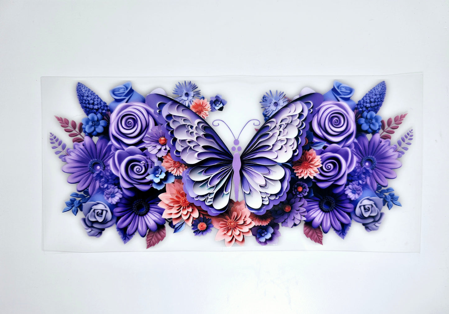 Purple Butterfly - UVDTF Wrap for cups/hard surfaces sticker