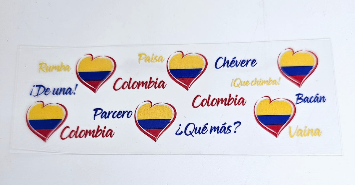 Lindos envoltorios para bolígrafos UVDTF