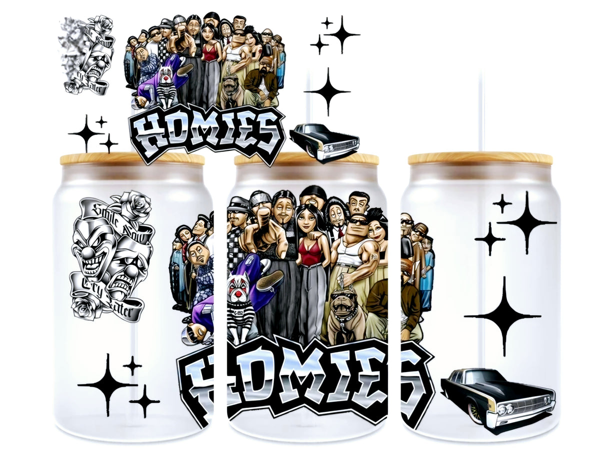 Homies - UVDTF wrap for cups/hard surfaces sticker