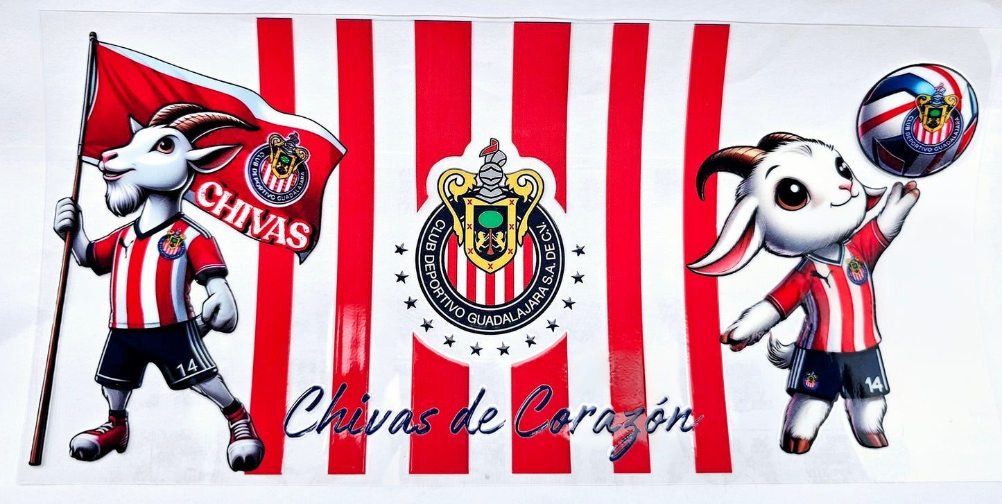 Chivas Red - UVDTF Wrap for cups/hard surfaces sticker