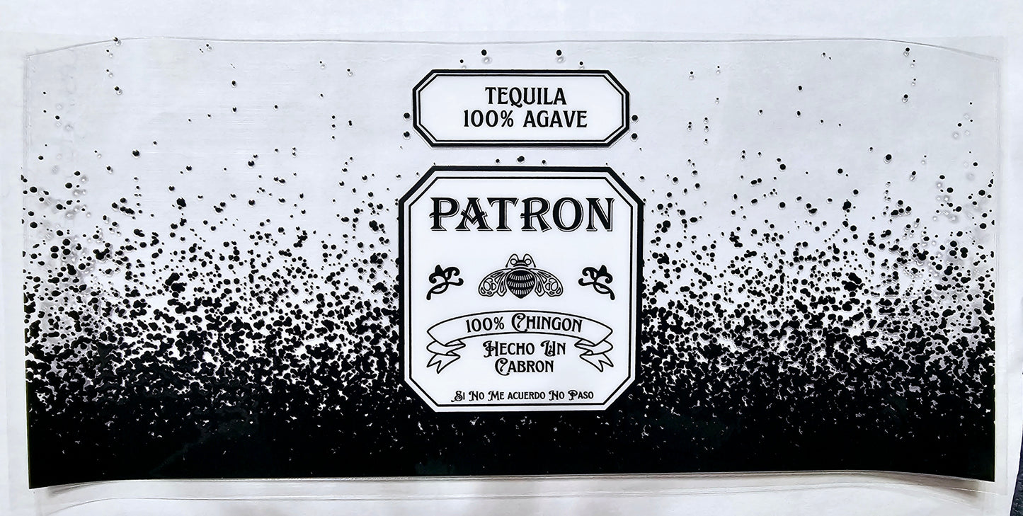 Black Tequila - UVDTF Wrap for cups/hard surfaces sticker