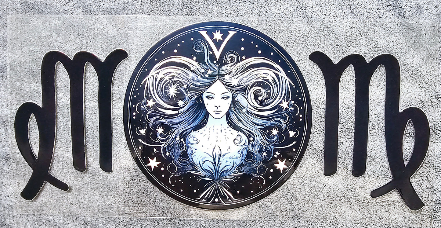 Virgo - UVDTF Wrap for cups/hard surfaces sticker