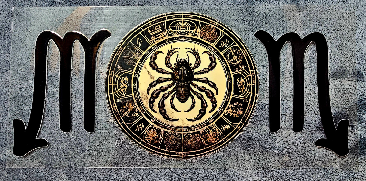 Scorpio - UVDTF Wrap for cups/hard surfaces sticker