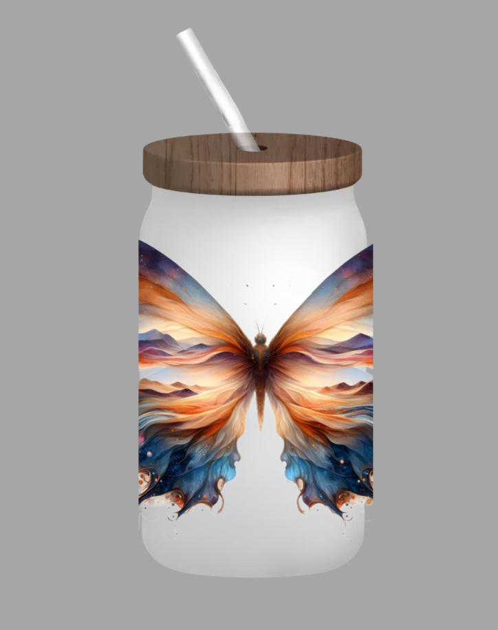 Smoke Butterfly #7 - UVDTF Decal for cups/hard surfaces sticker
