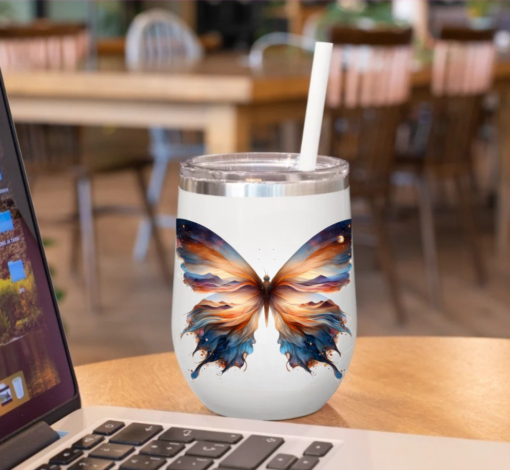 Smoke Butterfly #7 - UVDTF Decal for cups/hard surfaces sticker