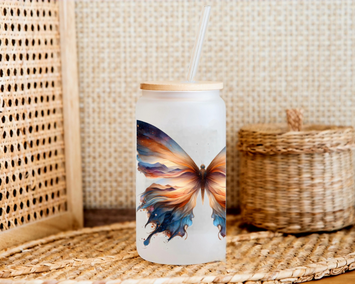 Smoke Butterfly #7 - UVDTF Decal for cups/hard surfaces sticker