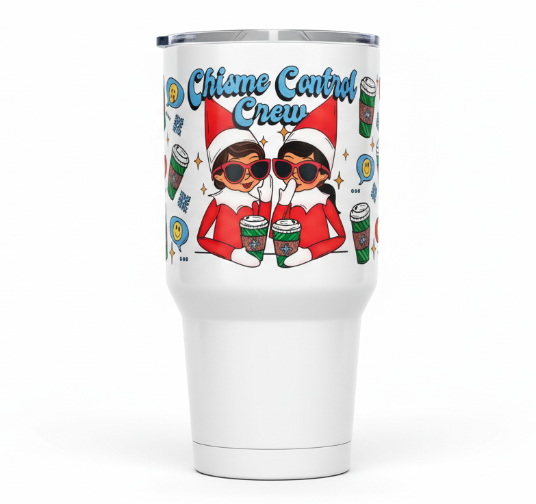 Chisme Control Crew - UVDTF Wrap for cups/hard surfaces sticker