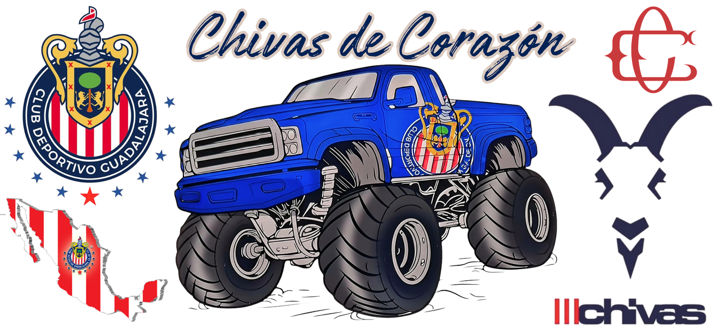 Chivas Truck - UVDTF Wrap for cups/hard surfaces sticker