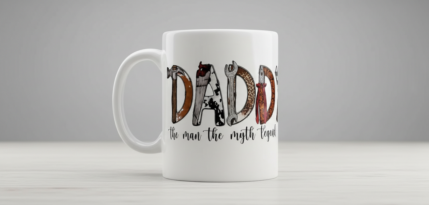 Daddy Tools - UVDTF Wrap for cups/hard surfaces sticker