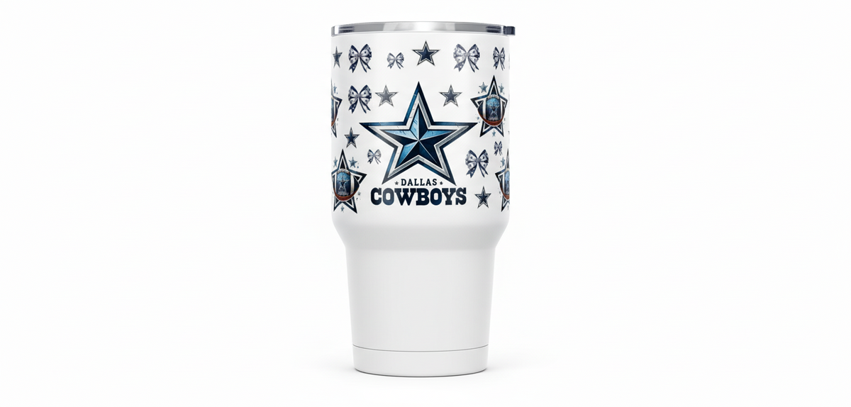 Dallas Cowboys Stars - UVDTF Wrap for cups/hard surfaces sticker