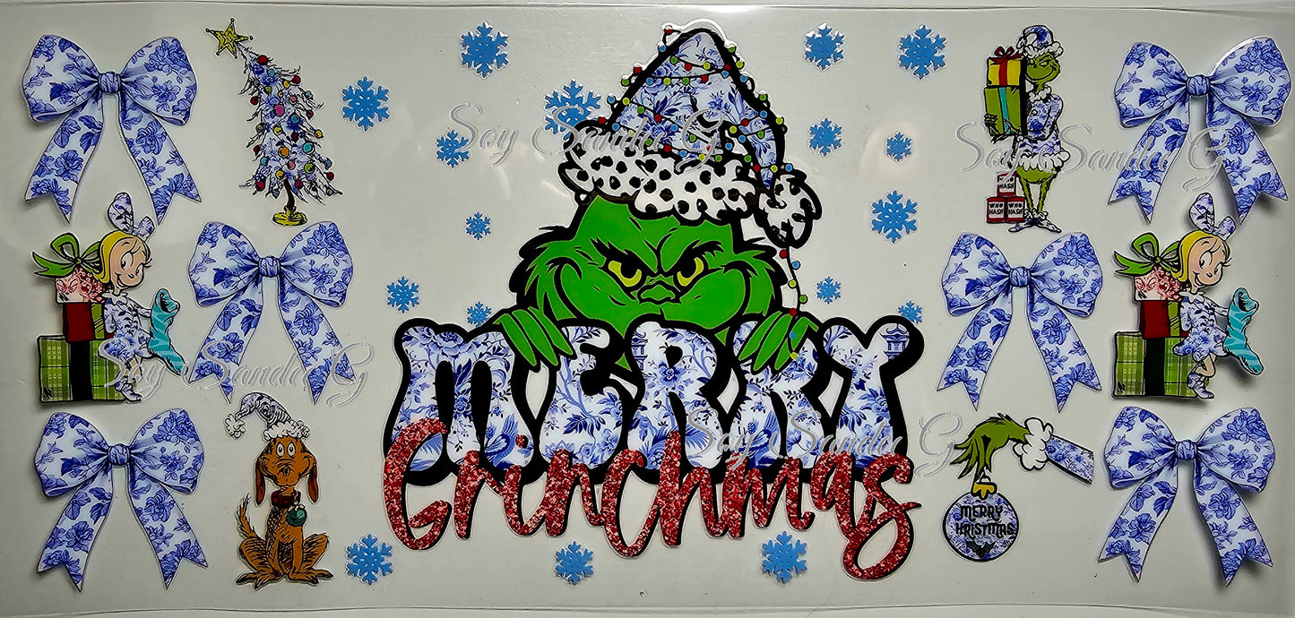 Envoltura UVDTF Feliz Grinchmas