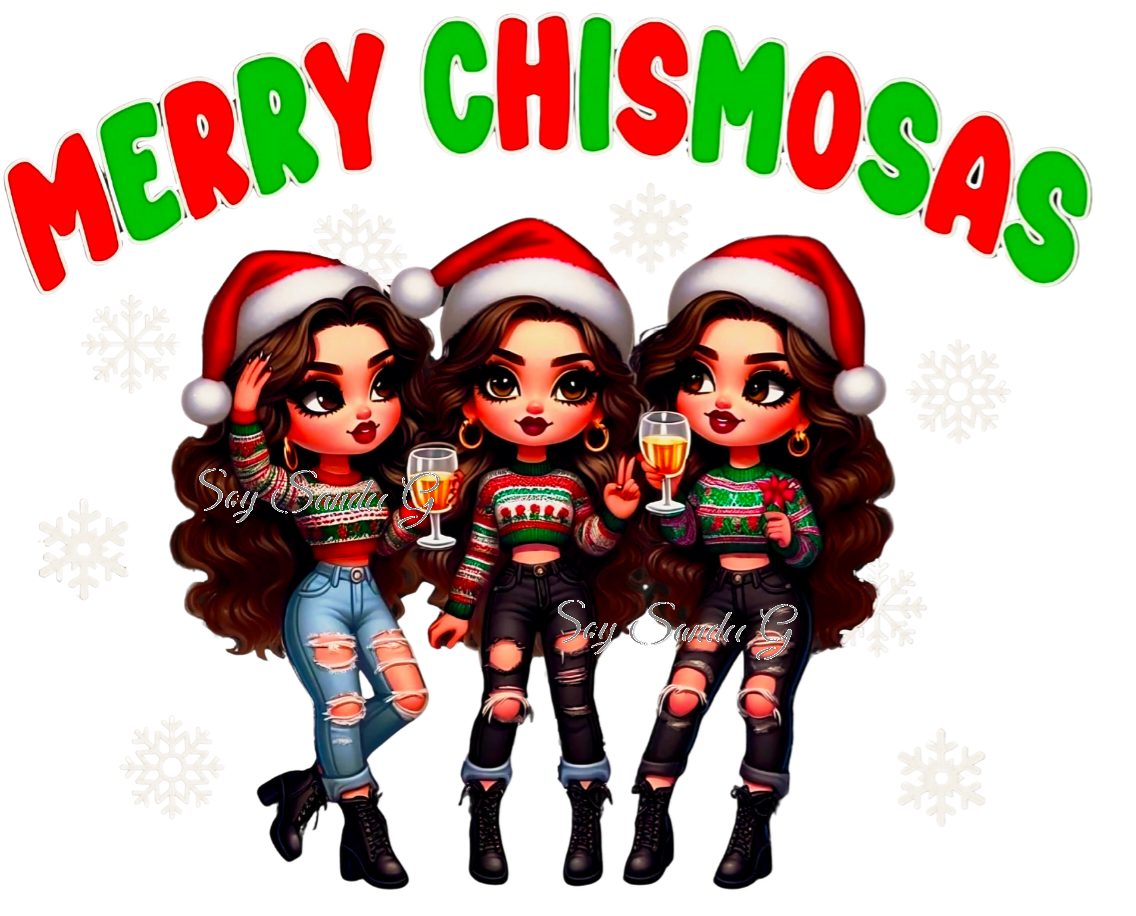 Merry Chismosas (Merry Gossips) - UVDTF Decal for cups/hard surfaces sticker