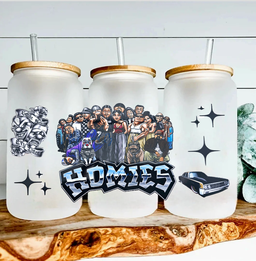 Homies - UVDTF wrap for cups/hard surfaces sticker