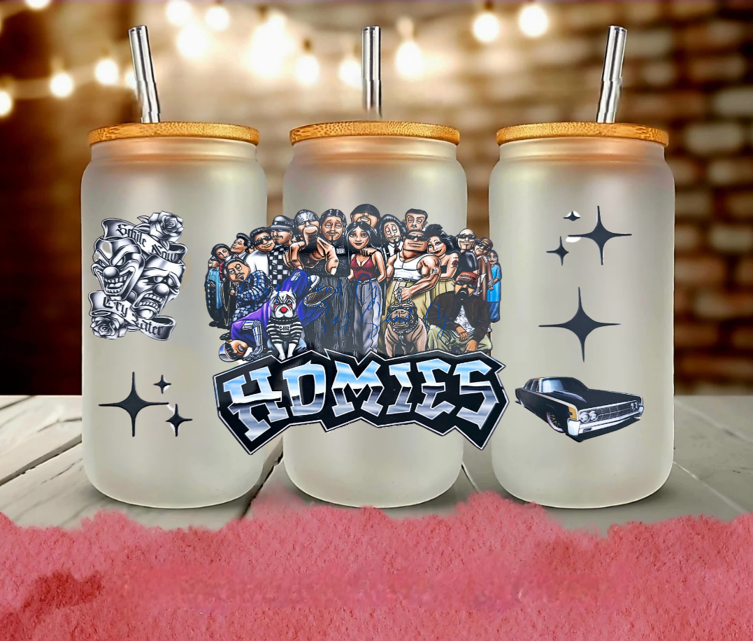 Homies - UVDTF wrap for cups/hard surfaces sticker