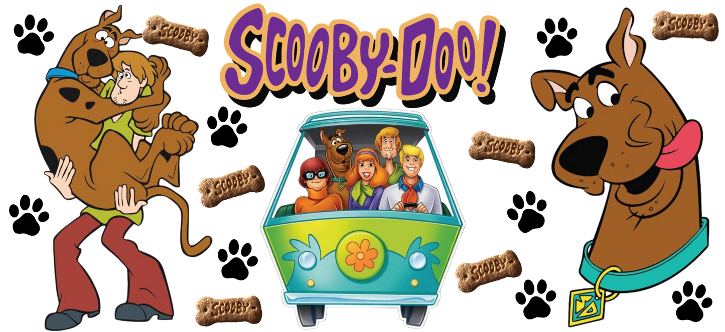 Scooby Doo - UVDTF Wrap for cups/hard surfaces sticker