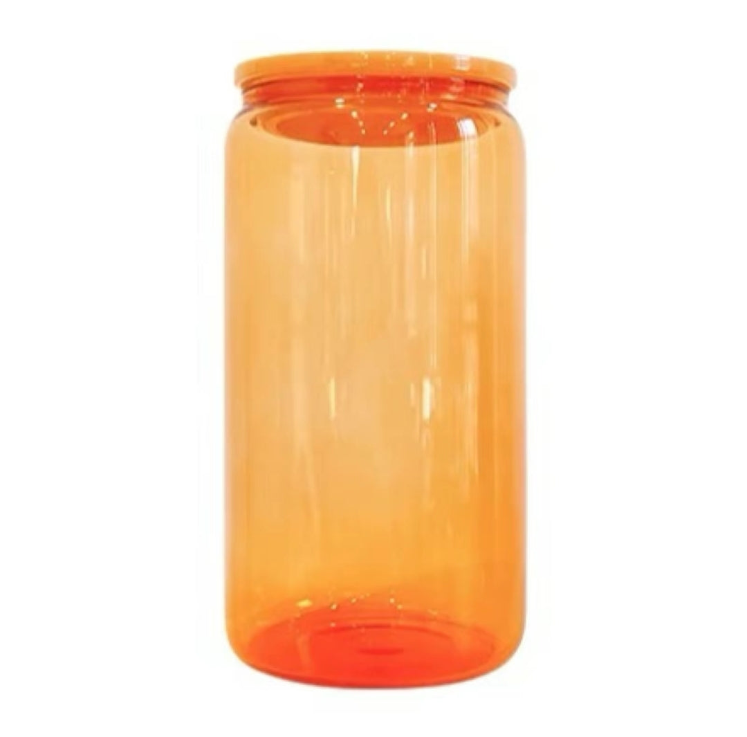 16 oz Colored Glass Jelly Cup - No Design
