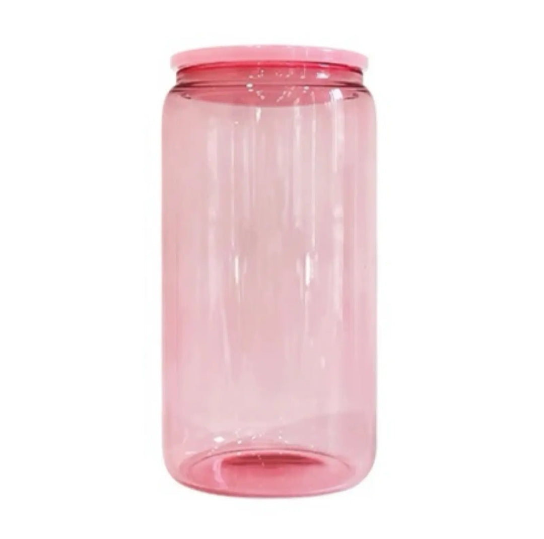 16 oz Colored Glass Jelly Cup - No Design