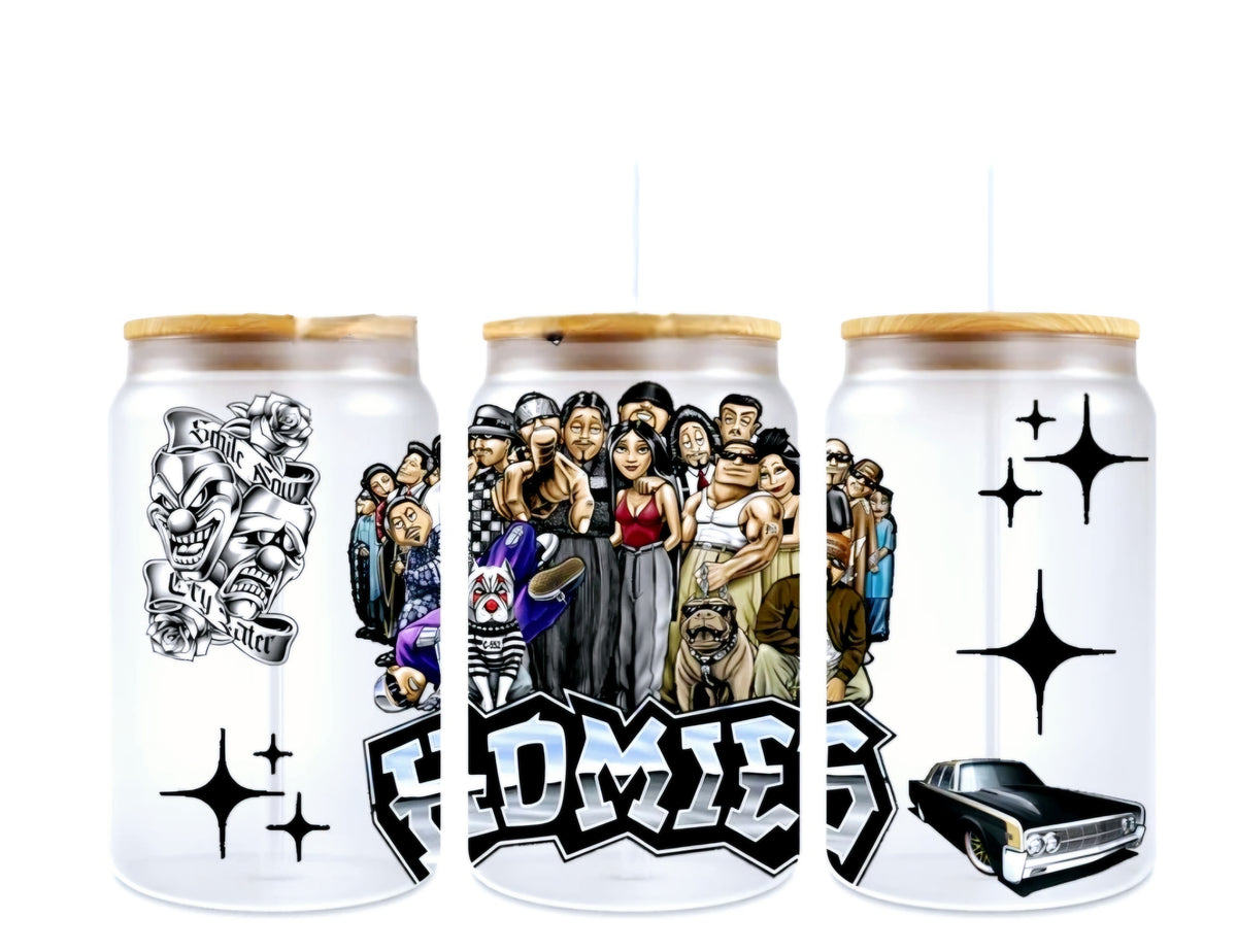 Homies - UVDTF wrap for cups/hard surfaces sticker