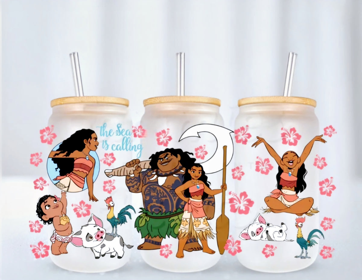Moana - UVDTF Wrap for cups/hard surfaces sticker