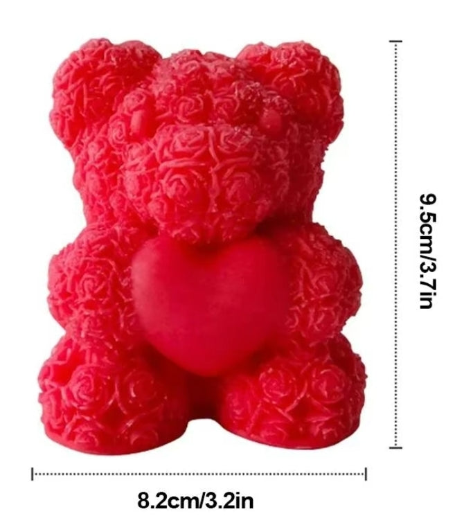 Rose Teddy Bear Wax Melt ONLY - NO $