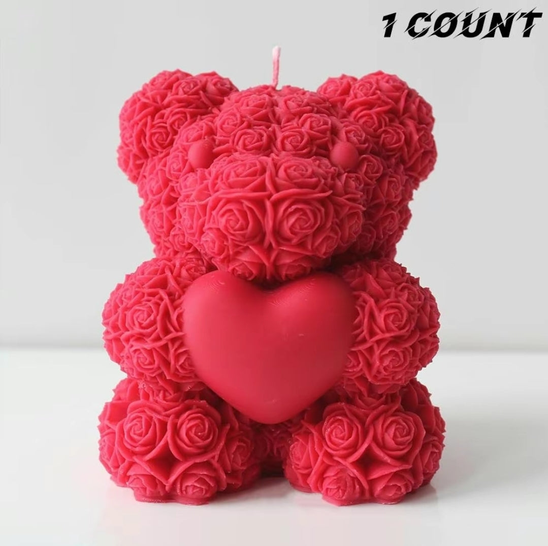 Rose Teddy Bear Wax Melt ONLY - NO $