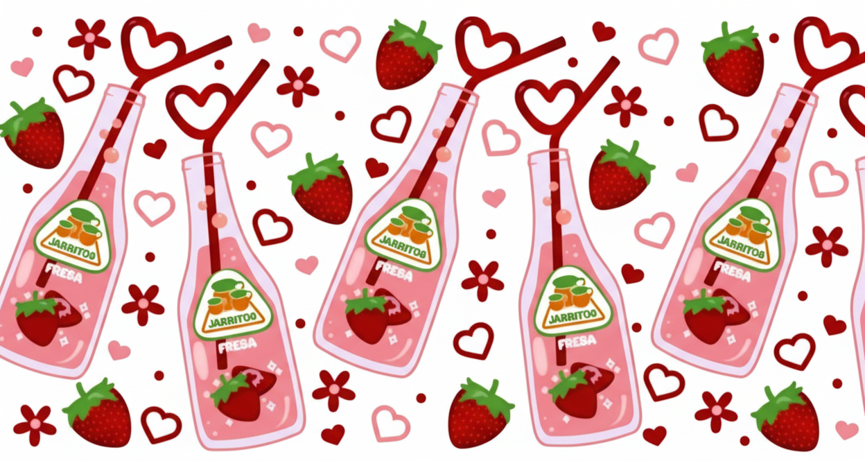 Strawberry Soda - UVDTF Wrap for cups/hard surfaces