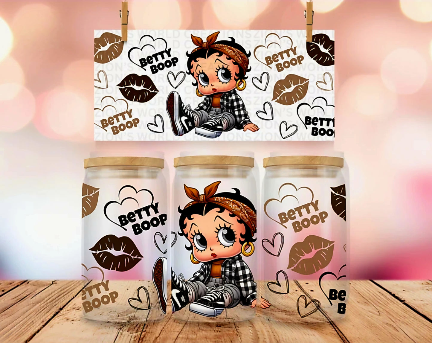 Chicana Betty - UVDTF Wrap for cups/hard surfaces sticker