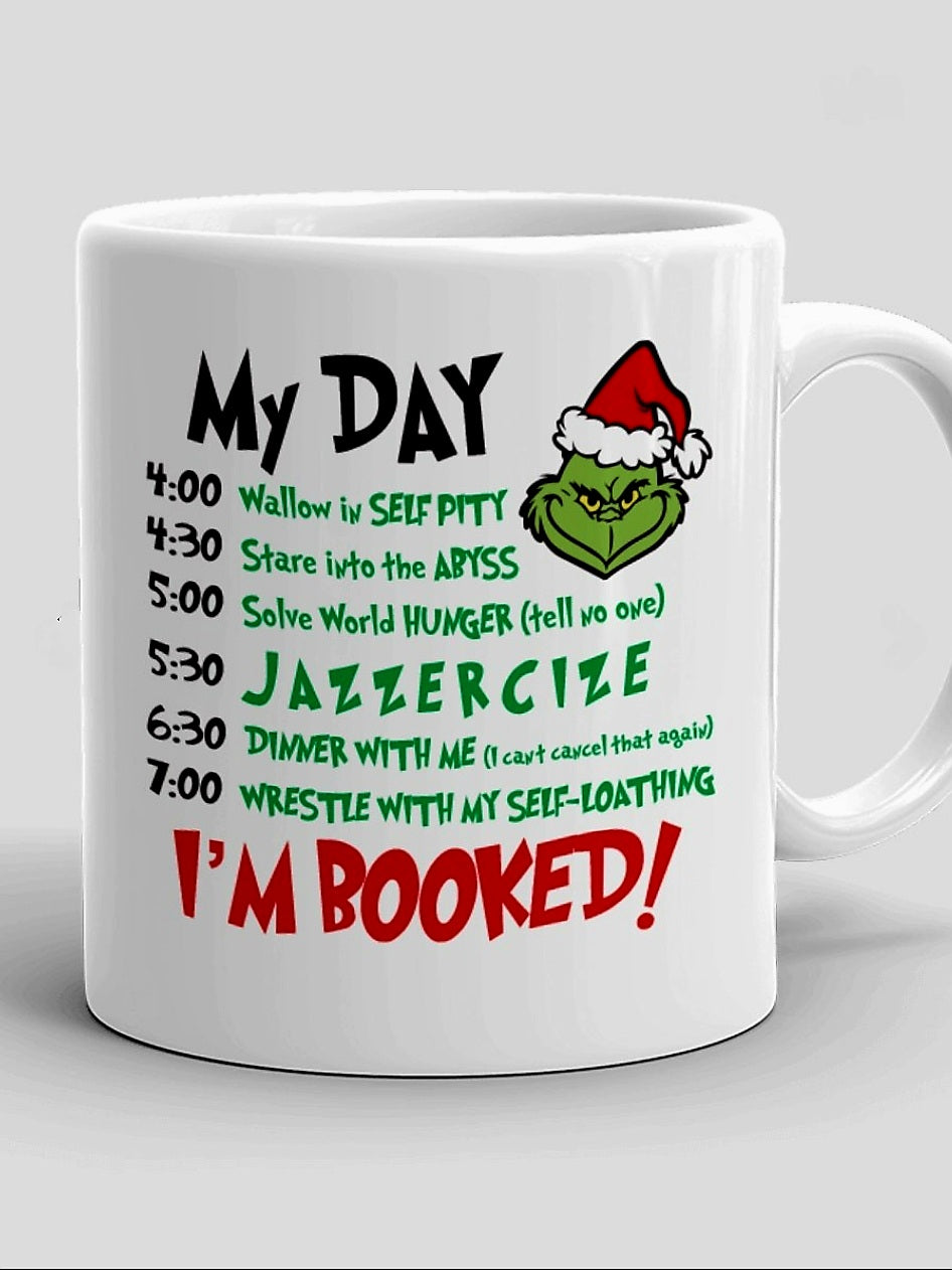 Grinch My Day - UVDTF Wrap for cups/hard surfaces sticker