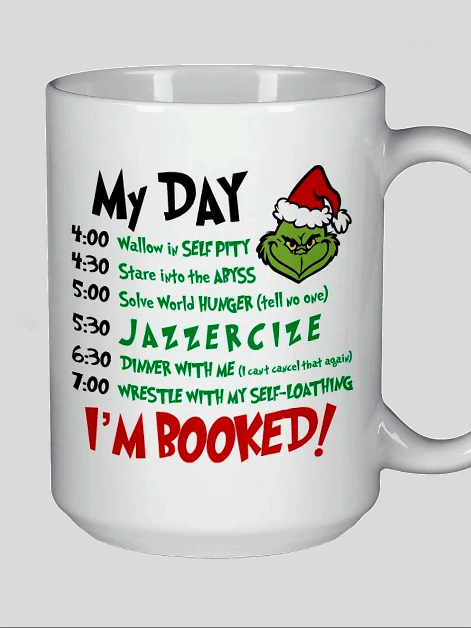 Grinch My Day - UVDTF Wrap for cups/hard surfaces sticker