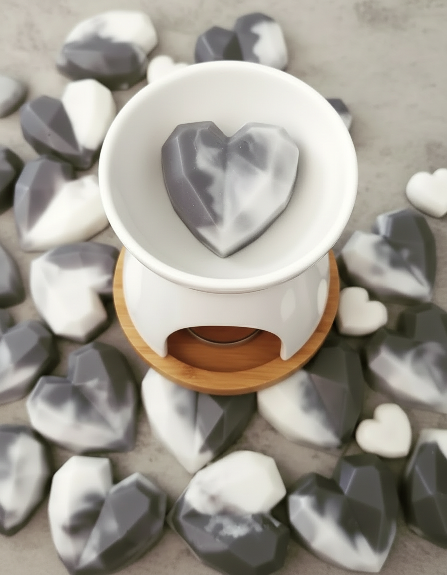 Heart Wax Melt - sample size - Wax Tart for wax warmer home fragrance freshner