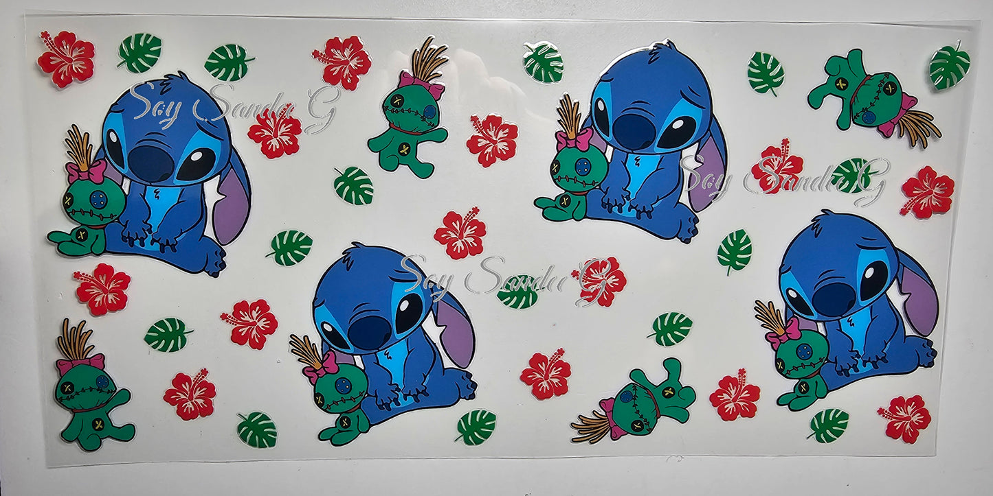 Stitch & Leroy - UVDTF Wrap for cups/hard surfaces sticker