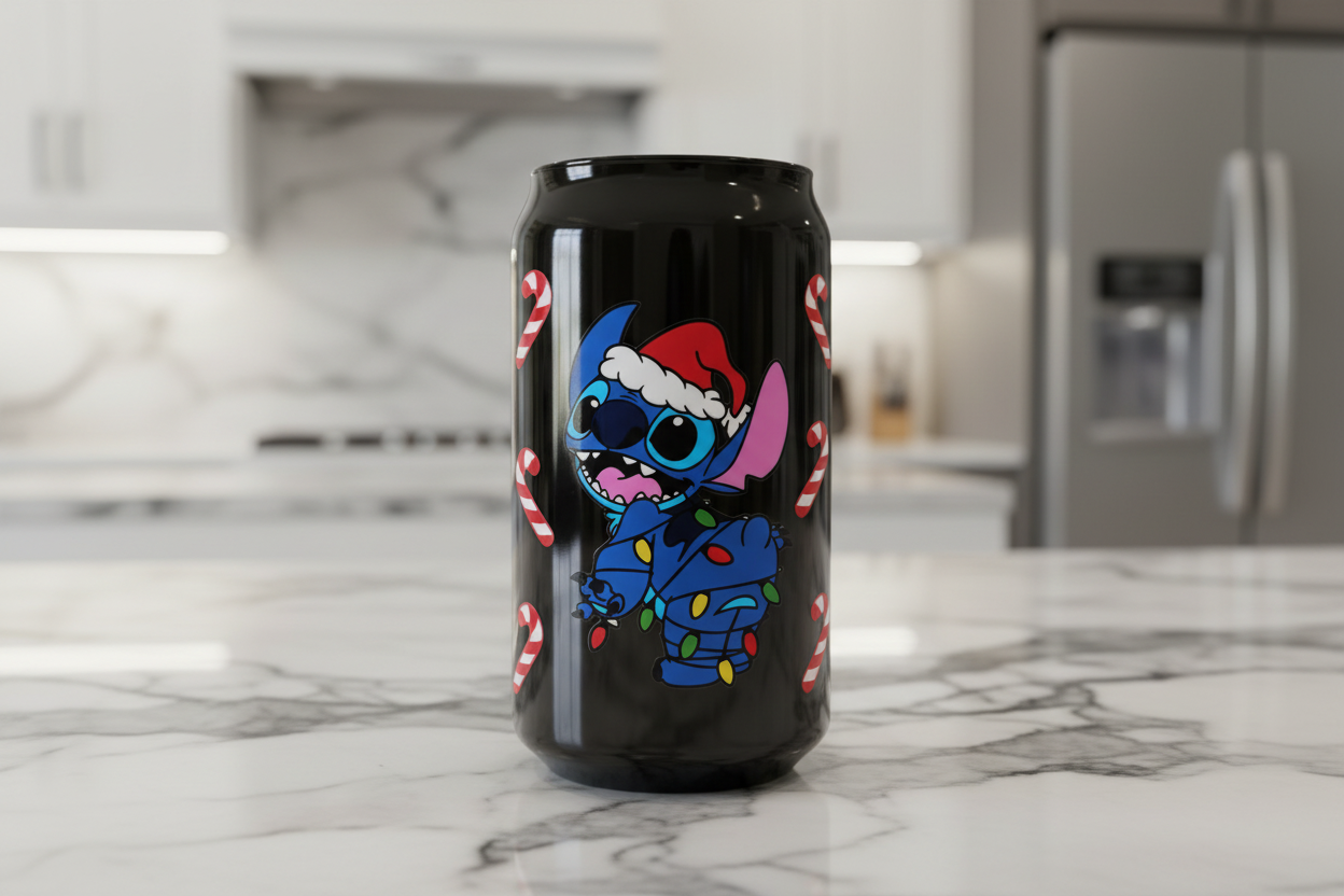 Tangled Lights Stitch - UVDTF Wrap for cups/hard surfaces sticker