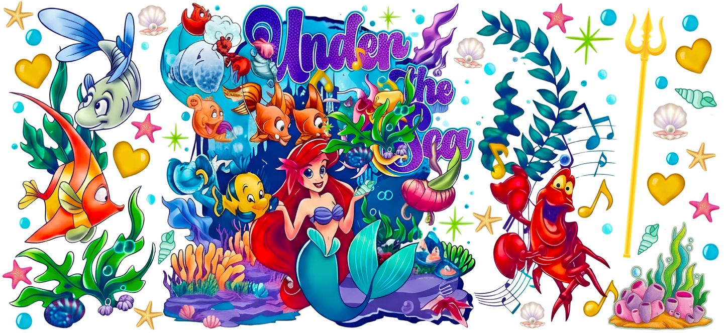 Under the Sea - UVDTF wrap for cups/hard surfaces sticker