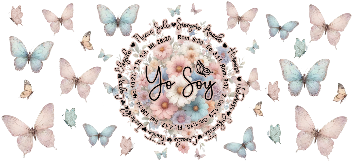 Yo Soy (I Am) - UVDTF Wrap for cups/hard surfaces sticker