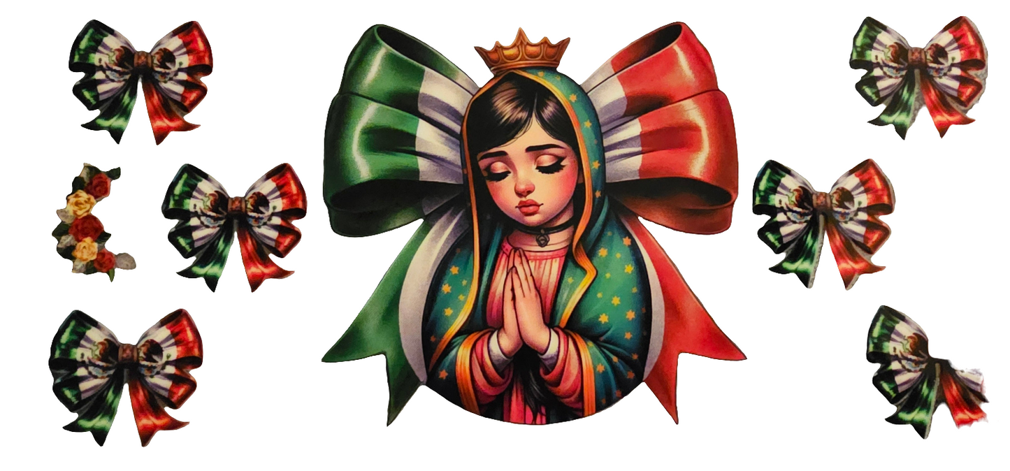 Envoltura Virgen de Guadalupe UVDTF