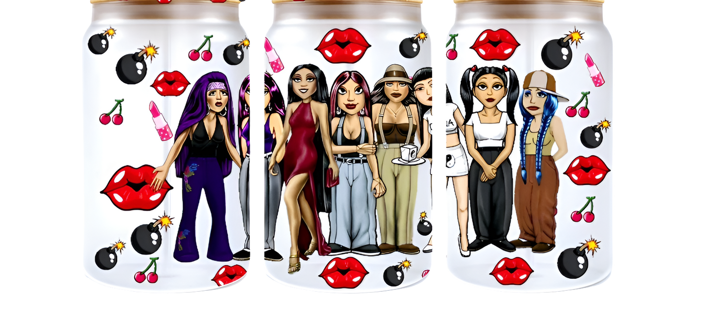 Las Cholas - UVDTF Wrap for cups/hard surfaces sticker