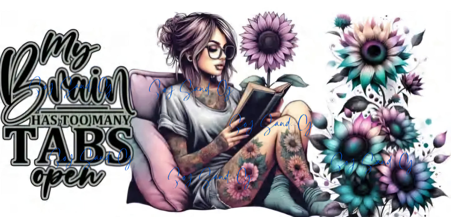 Mi cerebro tiene demasiadas pestañas abiertas - UVDTF Wrap
