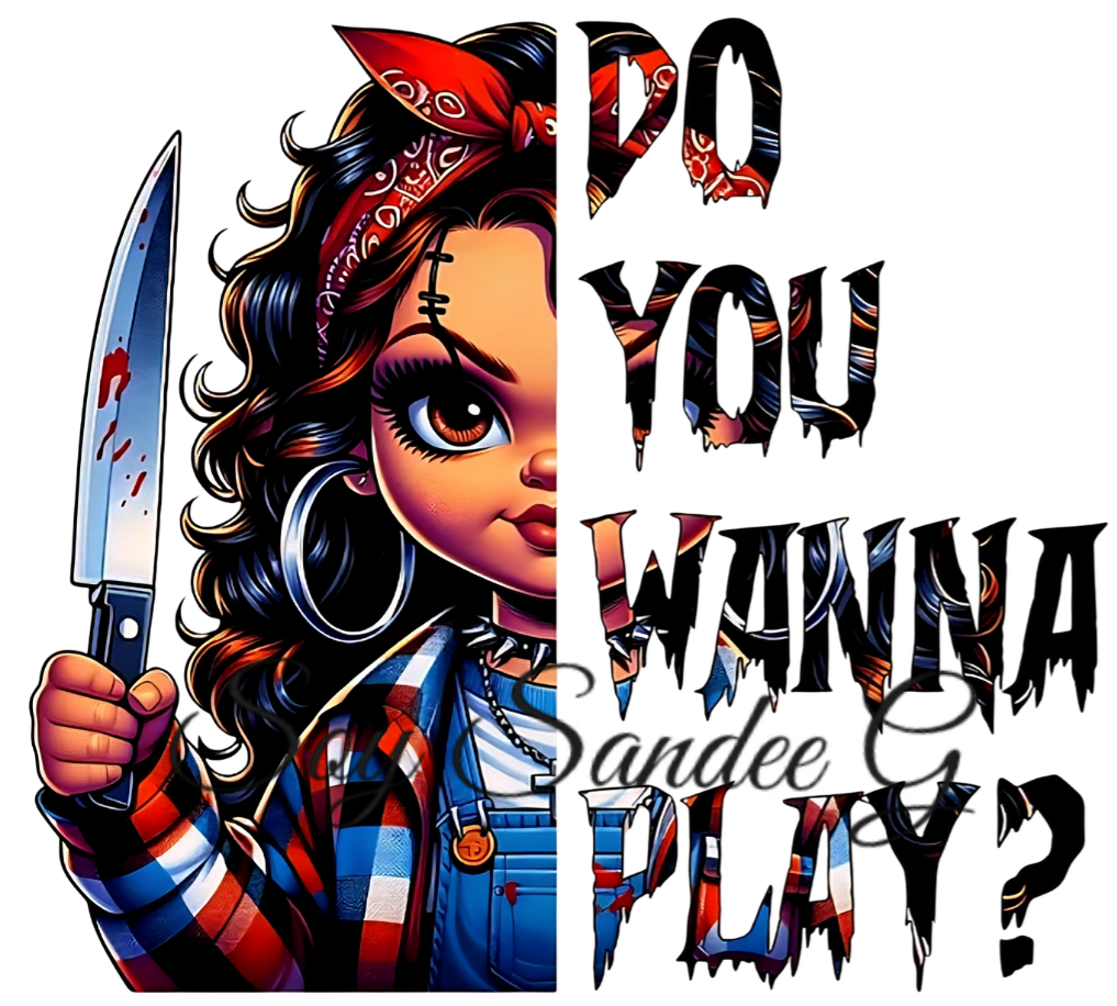 Do You Wanna Play? - UVDTF Decal for cups/hard surfaces sticker