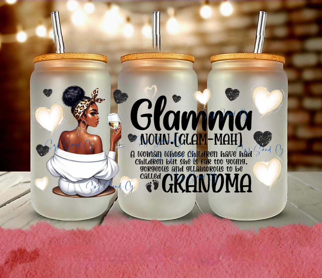 Glamma #2 - UVDTF Wrap for cups/hard surfaces sticker