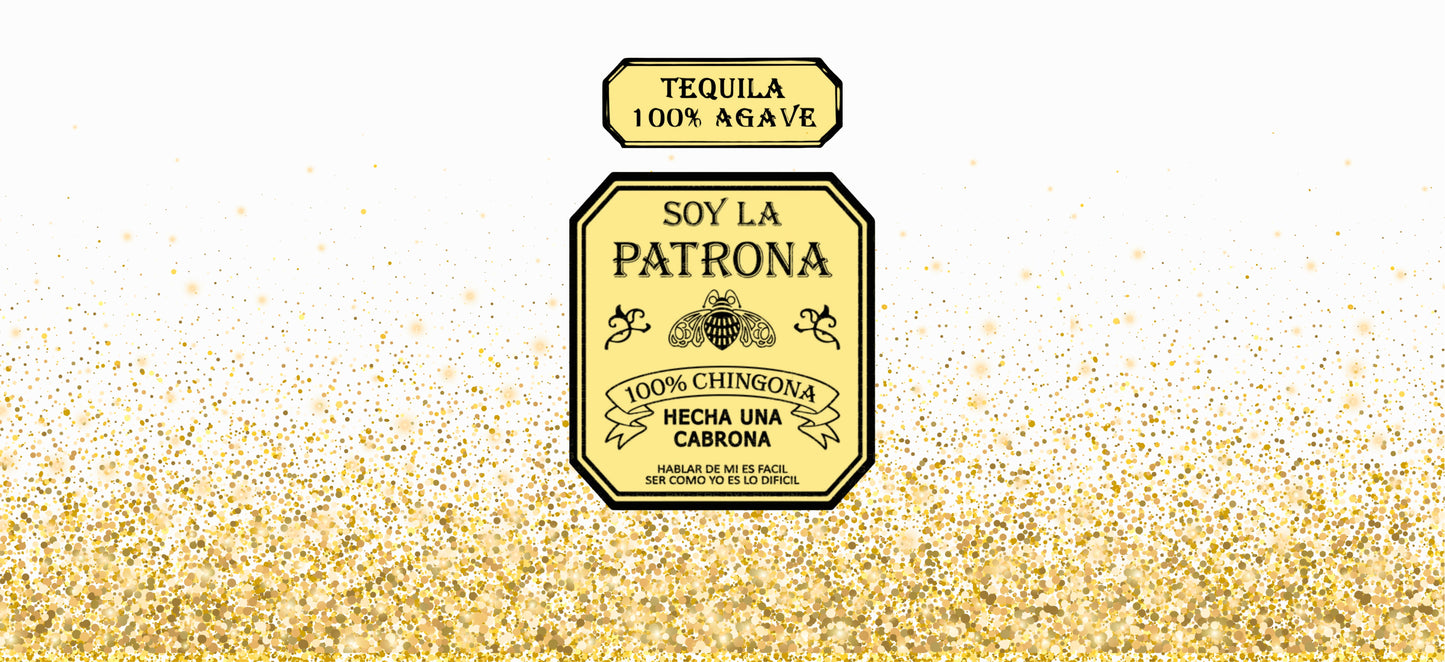 Yellow Tequila - UVDTF Wrap for cups/hard surfaces sticker